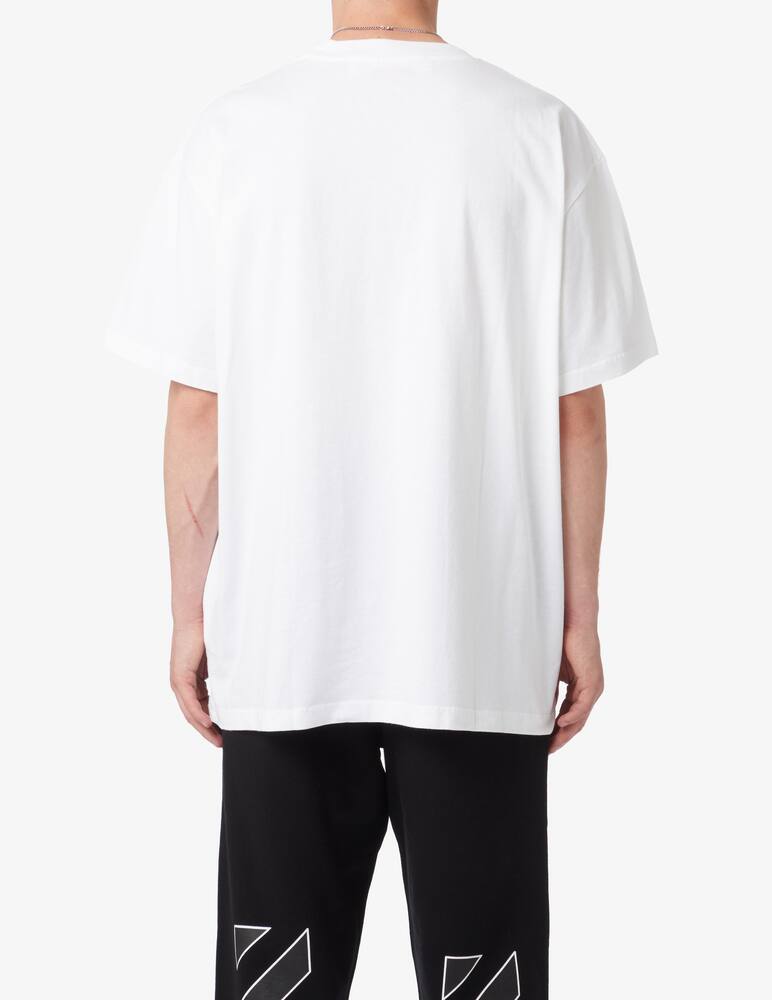 rinascente Off-White Big ow logo over s/s t-shirt - White