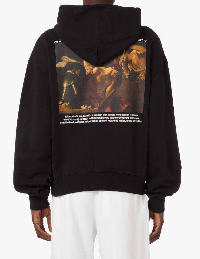 rinascente Off-White Caravaggio crowning over fit hoodie 