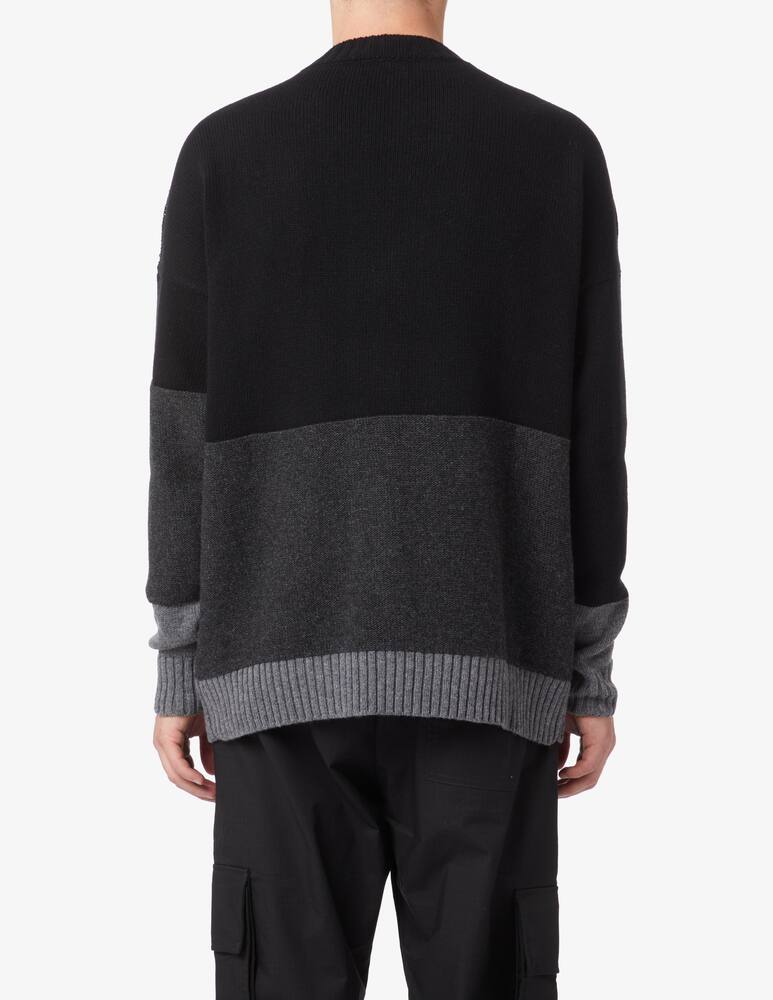 rinascente Off-White Color block off crewneck 