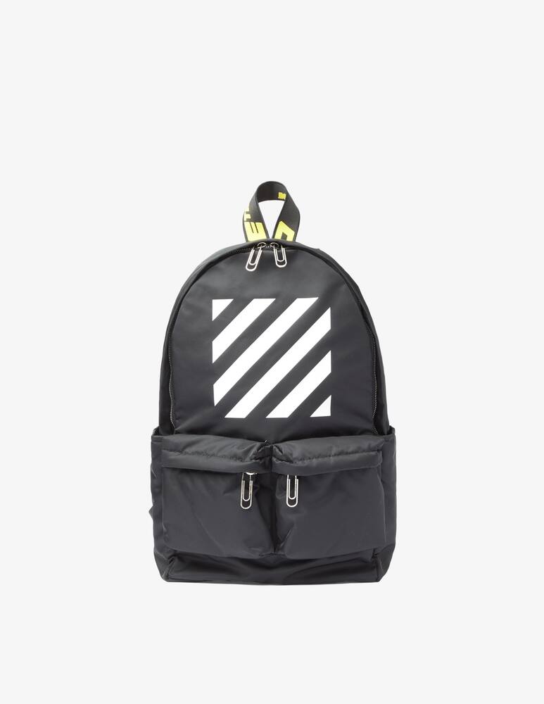 Off-White Zaino in nylon diagonal - Nero - immagine 1 Off-White Zaino in nylon diagonal - Nero - immagine 1