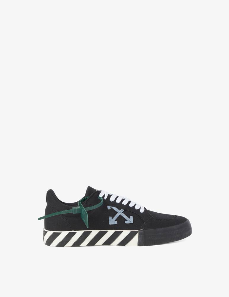 Off-White Low vulcanized canvas sneakers - white/green - picture 1 Off-White Low vulcanized canvas sneakers - white/green - picture 1