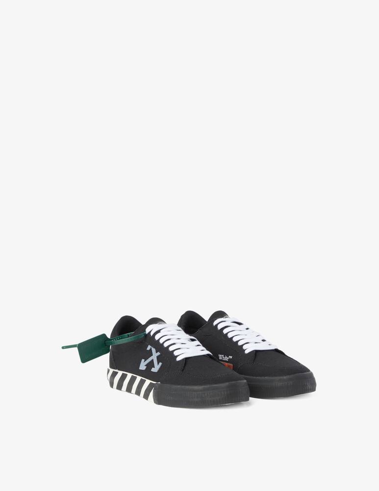 Off-White Low vulcanized canvas sneakers - white/green - picture 2 Off-White Low vulcanized canvas sneakers - white/green - picture 2