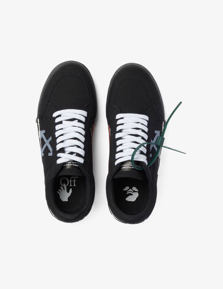 Off-White Low vulcanized canvas sneakers - white/green - picture 3 Off-White Low vulcanized canvas sneakers - white/green - picture 3