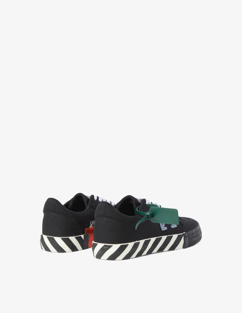 Off-White Low vulcanized canvas sneakers - white/green - picture 4 Off-White Low vulcanized canvas sneakers - white/green - picture 4