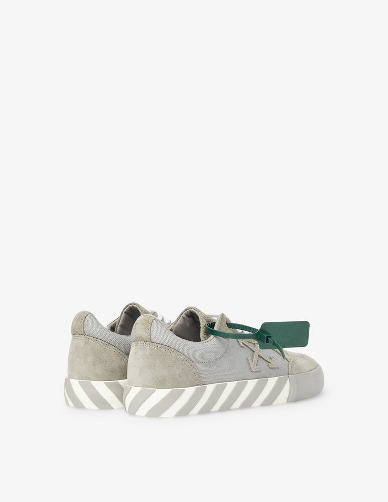 Off-White Low vulcanized suede canvas sneakers - Green - picture 4 Off-White Low vulcanized suede canvas sneakers - Green - picture 4