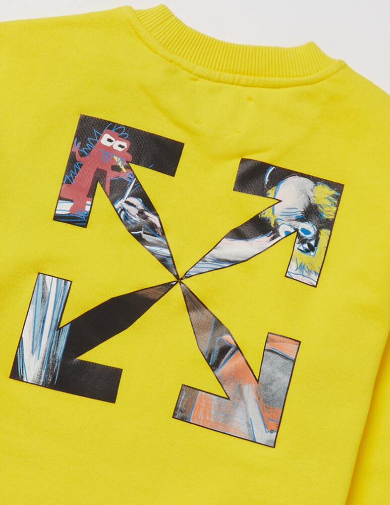 rinascente Off-White Felpa in cotone - Giallo