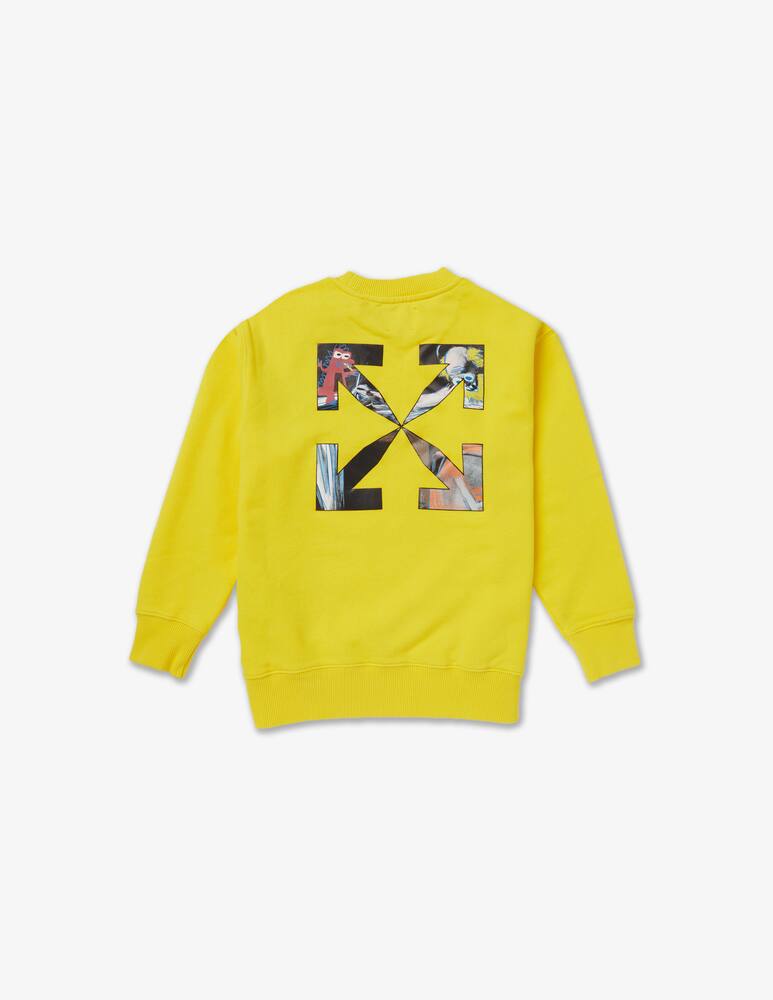 rinascente Off-White Felpa in cotone - Giallo