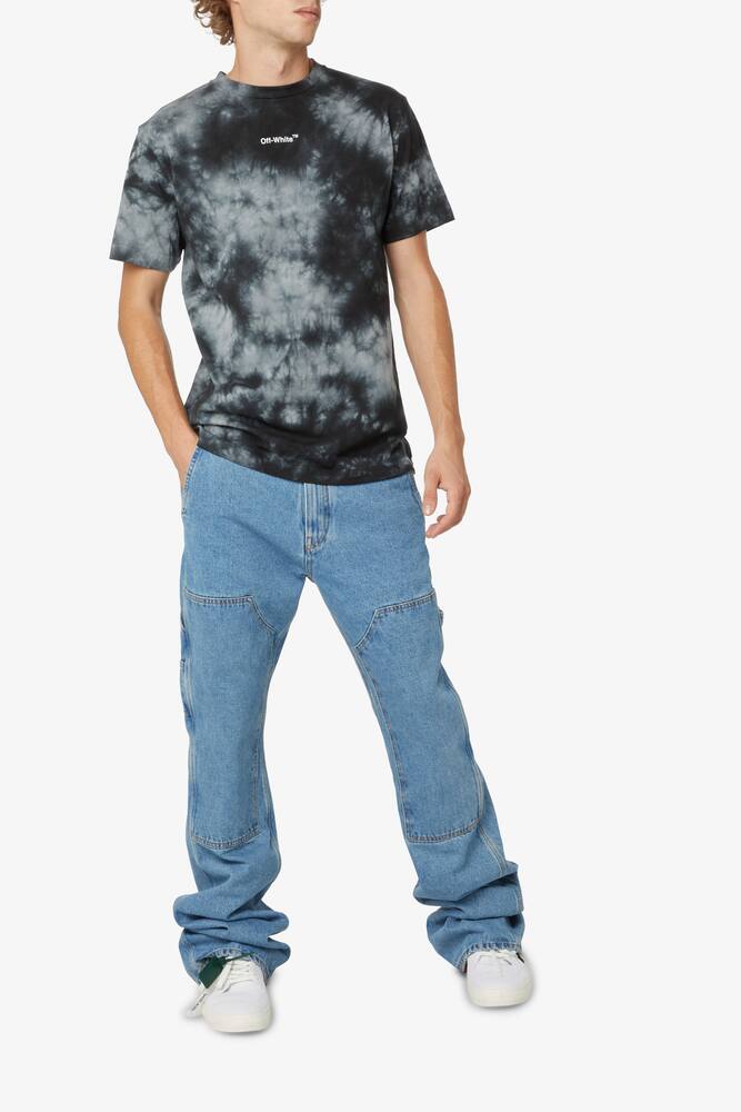 rinascente Off-White Arrow tie dye t-shirt - Black