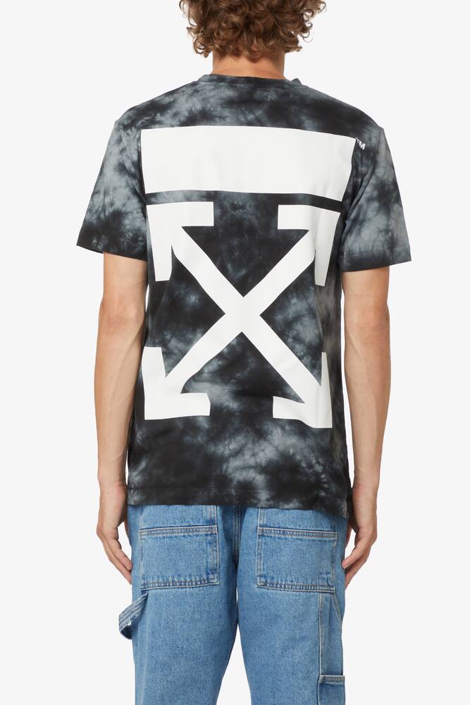 rinascente Off-White Arrow tie dye t-shirt - Black