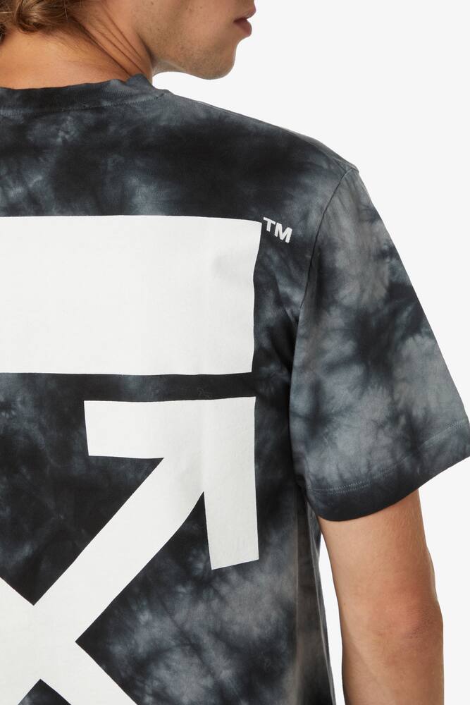 rinascente Off-White Arrow tie dye t-shirt - Black