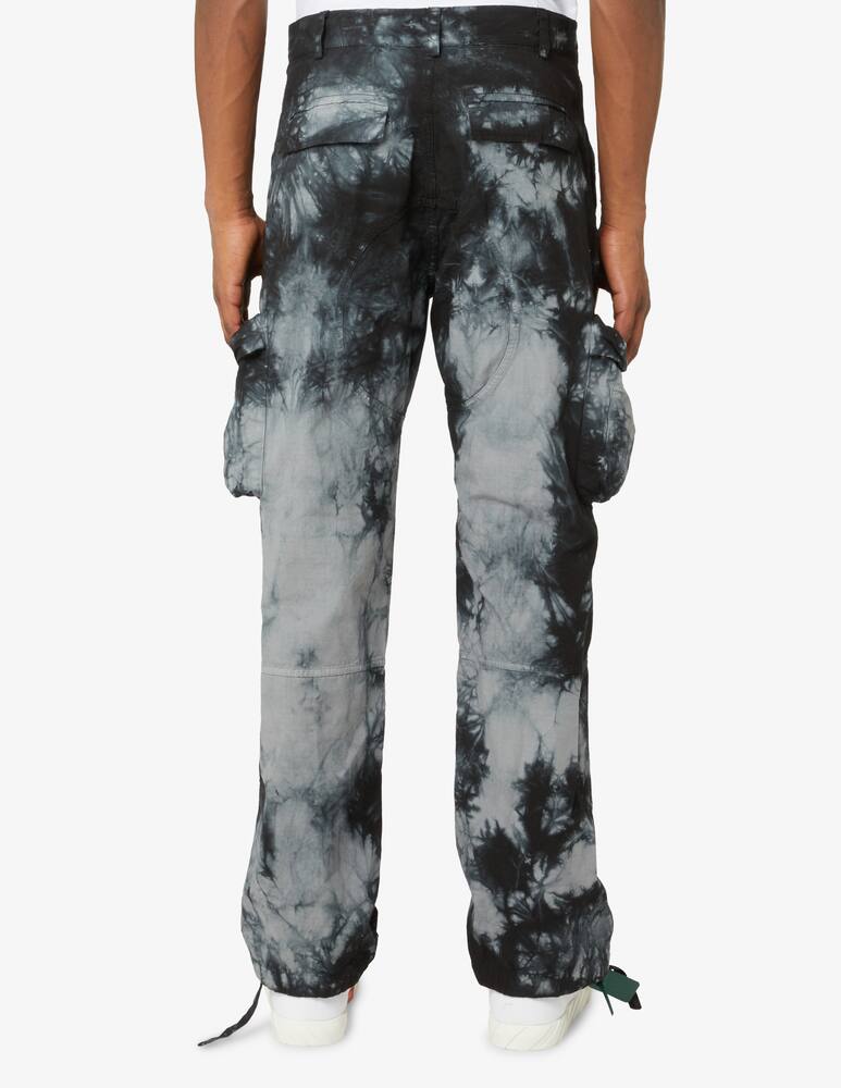 rinascente Off-White Bounce tie dye cargo pants - Black