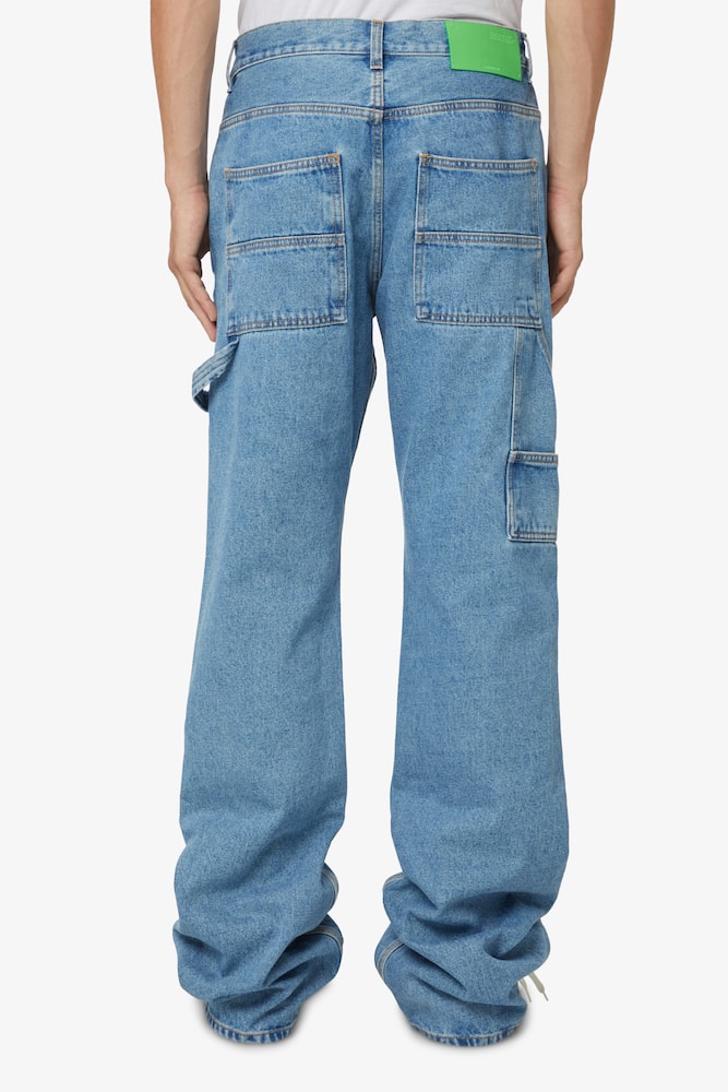 rinascente Off-White Jeans a zampa carpenter - Azzurro
