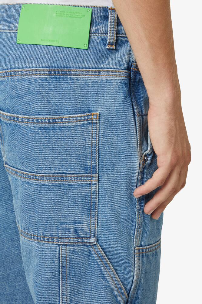 rinascente Off-White Jeans a zampa carpenter - Azzurro