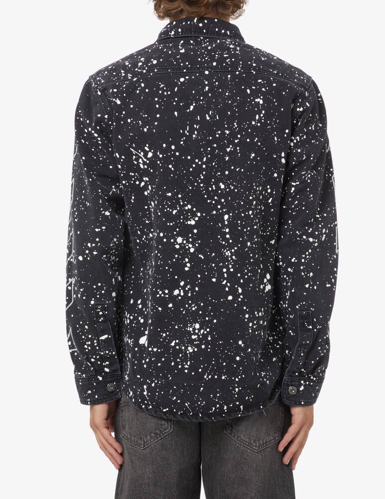 rinascente Off-White Denim shirt - Black