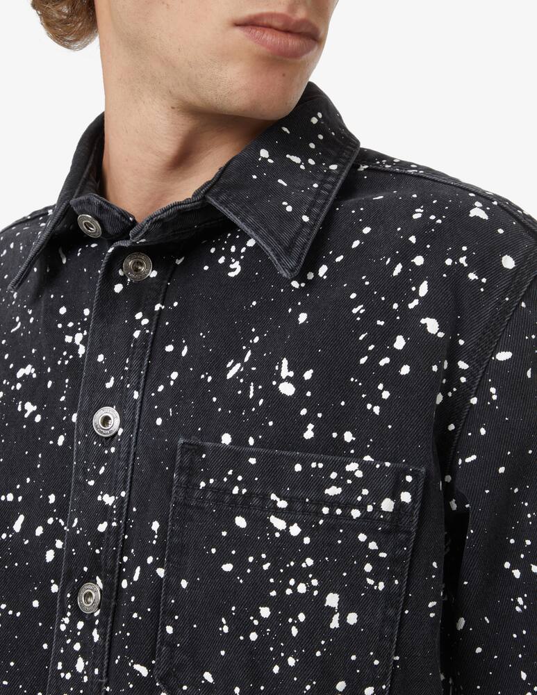 rinascente Off-White Denim shirt - Black