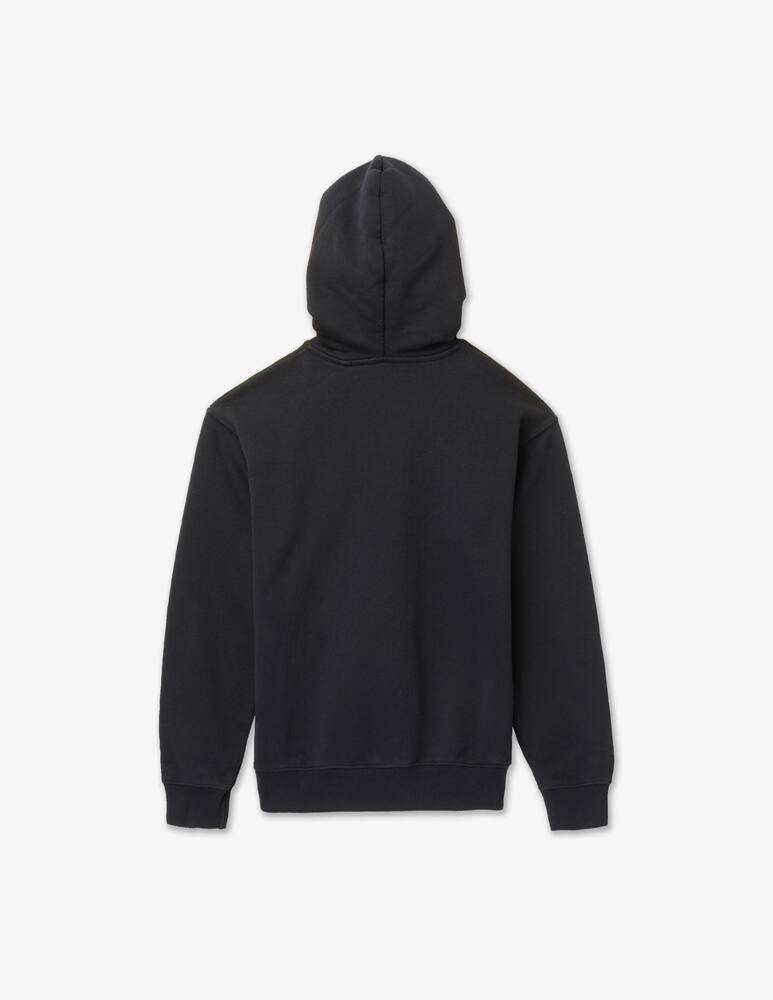 rinascente Off-White Cotton hoodie - Black