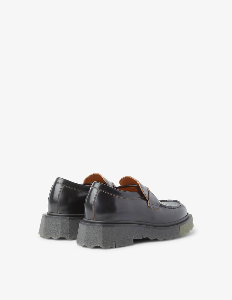 rinascente Off-White Mocassini in pelle e suola in spugna - Nero