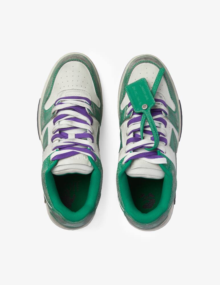 Off-White Sneakers out of office in pelle vintage - Verde - immagine 3 Off-White Sneakers out of office in pelle vintage - Verde - immagine 3
