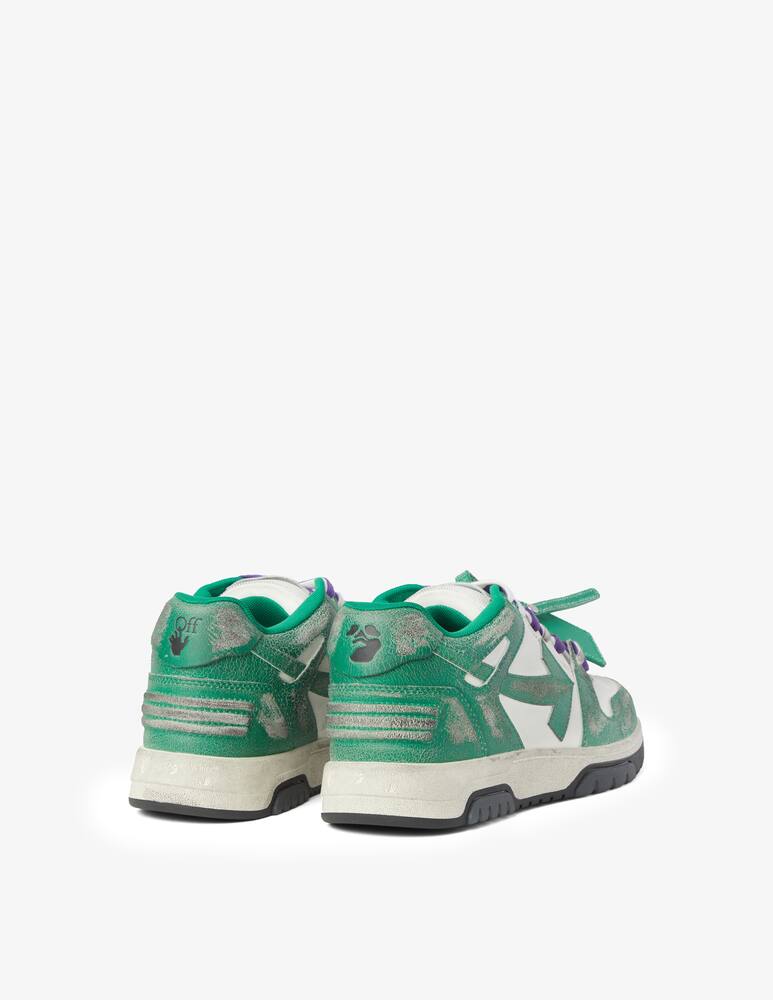 Off-White Sneakers out of office in pelle vintage - Verde - immagine 4 Off-White Sneakers out of office in pelle vintage - Verde - immagine 4