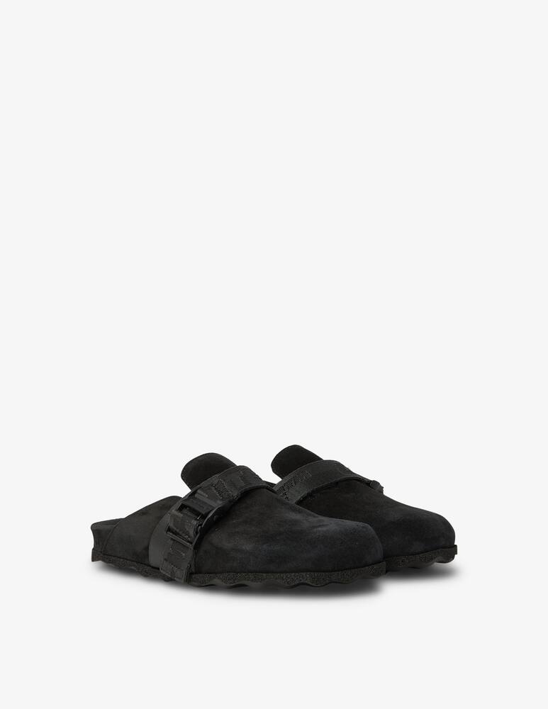 rinascente Off-White Mule in pelle scamosciata Industrial - Nero