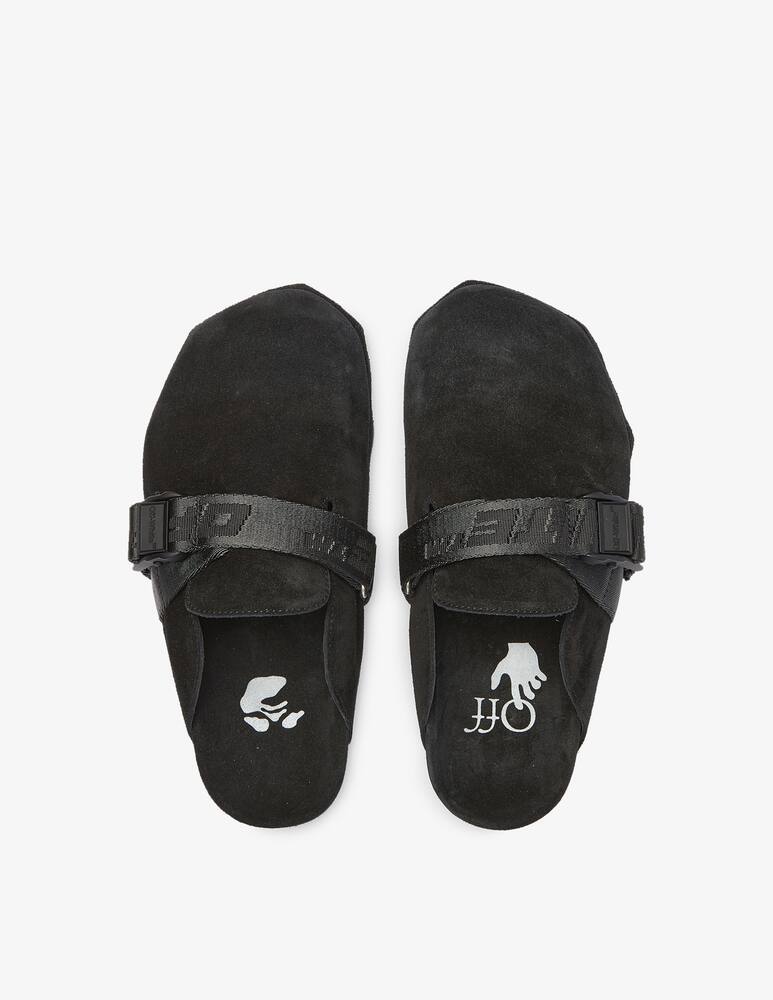rinascente Off-White Mule in pelle scamosciata Industrial - Nero