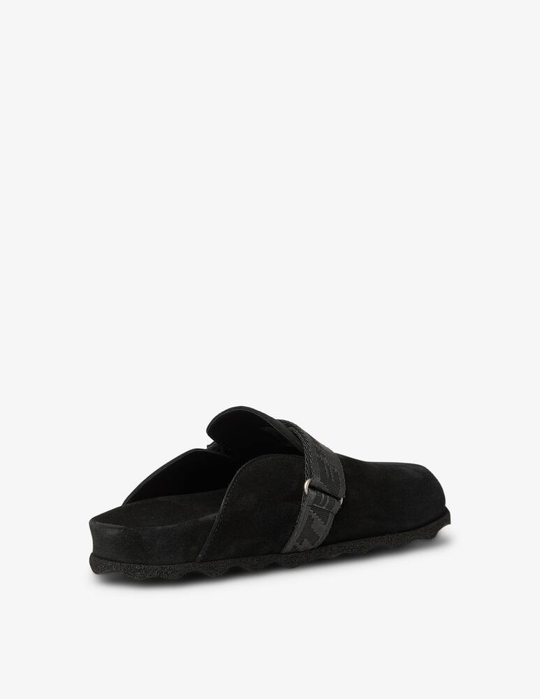rinascente Off-White Mule in pelle scamosciata Industrial - Nero