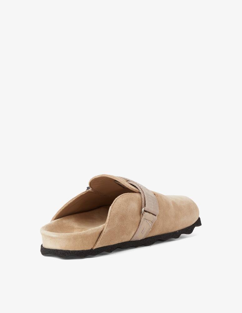 rinascente Off-White Industrial suede mules - Beige