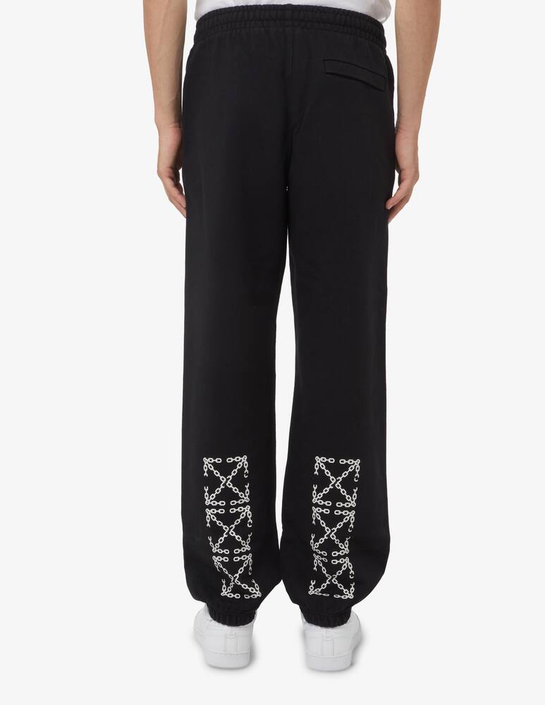 rinascente Off-White Pantaloni di felpa chain arrow - Nero