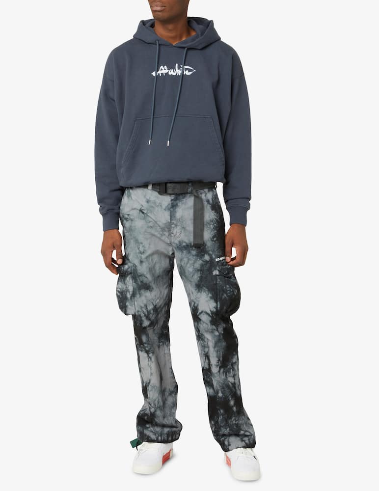 rinascente Off-White Felpa con cappuccio paint arrow skate - Blu