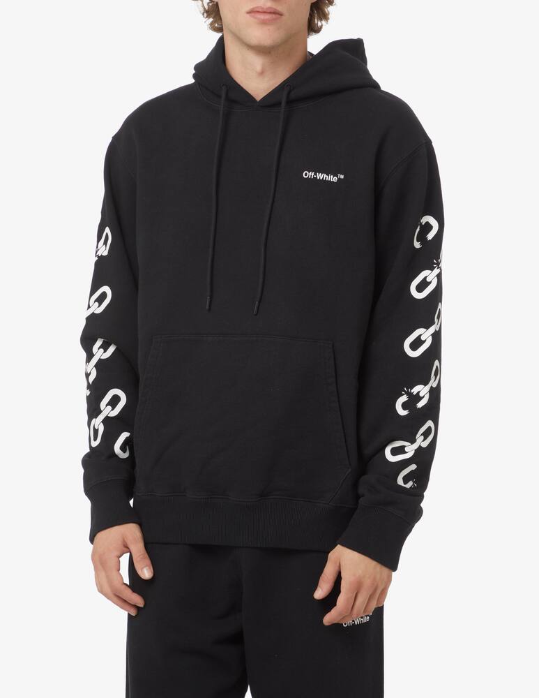 Off-White Felpa con cappuccio chain arrow - Nero - immagine 1 Off-White Felpa con cappuccio chain arrow - Nero - immagine 1