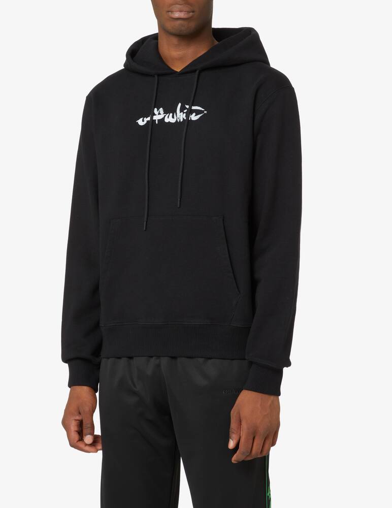 rinascente Off-White Felpa con cappuccio paint arrow - Nero