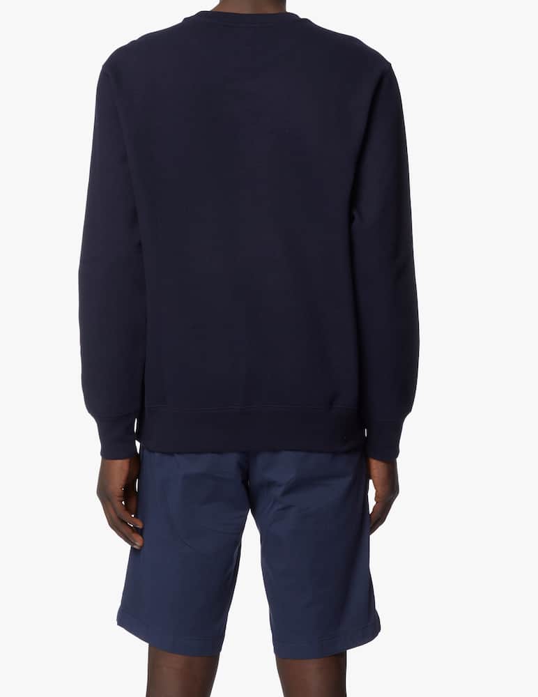 Paul & Shark Logo shark + lettering roundneck sweatshirt - blue - picture 4