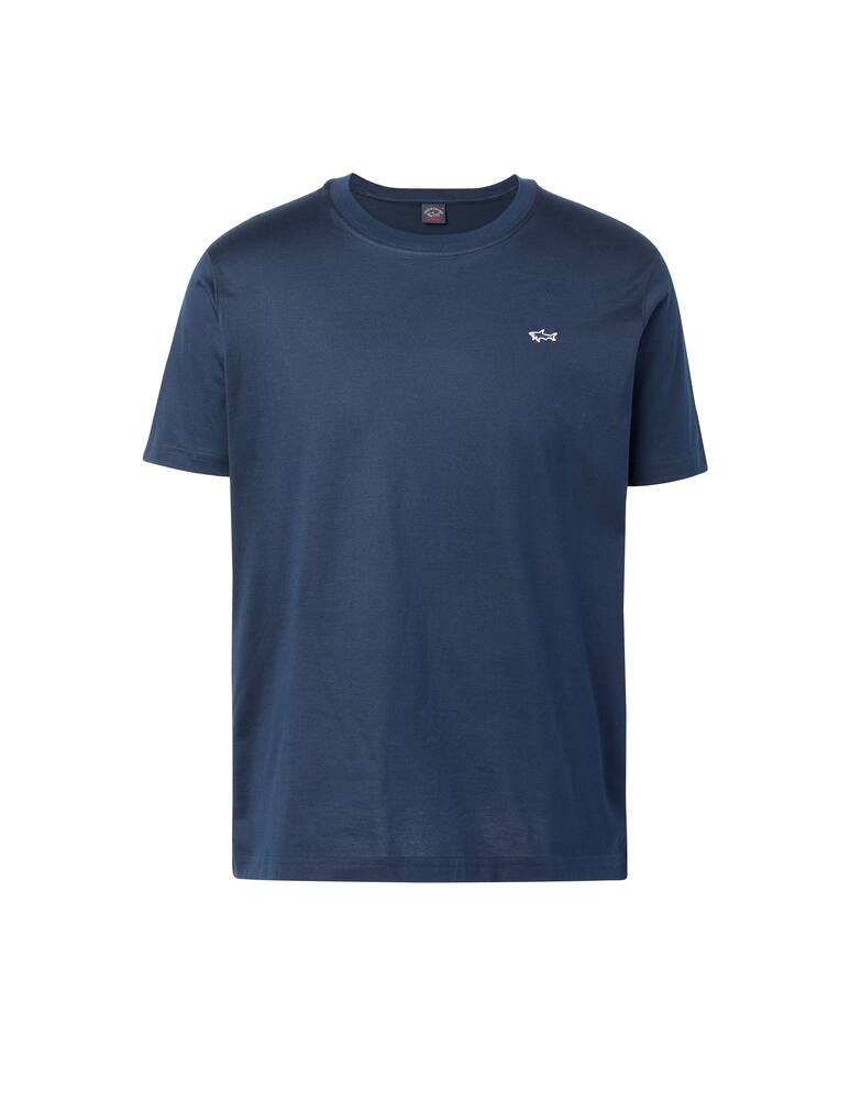 rinascente Paul & Shark Mini shark basic roundneck t-shirt - blue