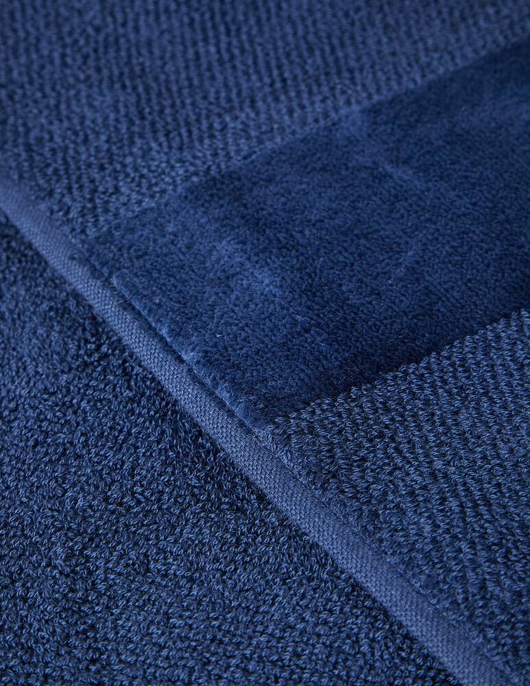 rinascente Carrara Fyber bath towel 100x150 - Blue