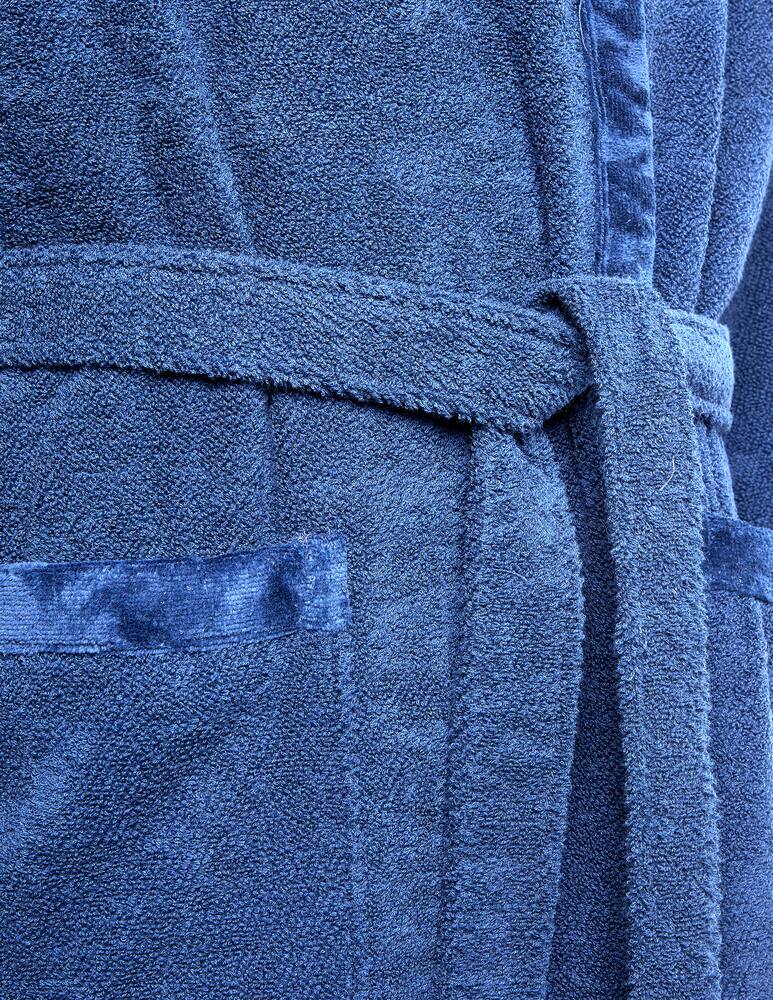 rinascente Carrara Fyber accappatoio spugna - blu
