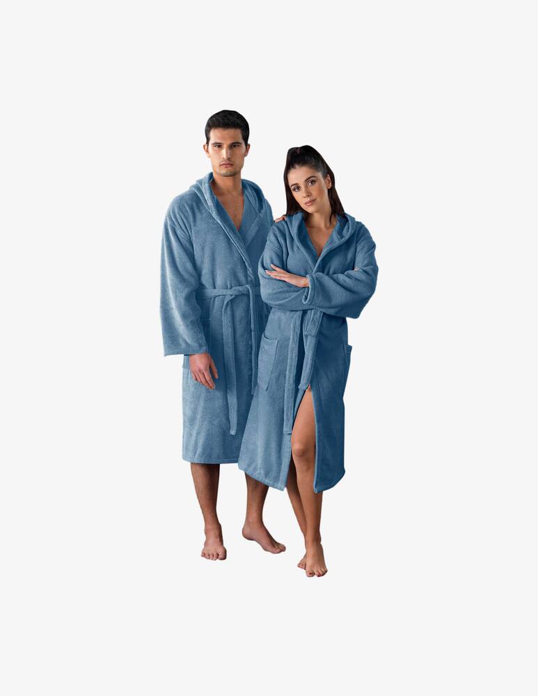 rinascente Carrara Fyber accappatoio spugna - blu