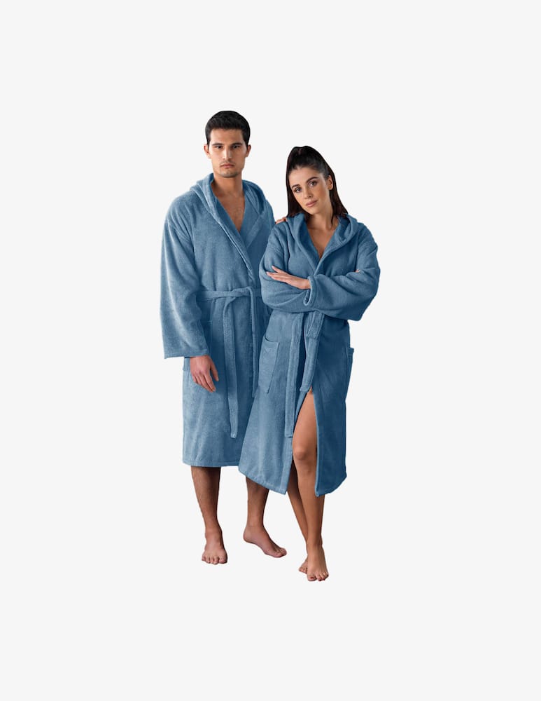 rinascente Carrara Fyber accappatoio spugna - blu