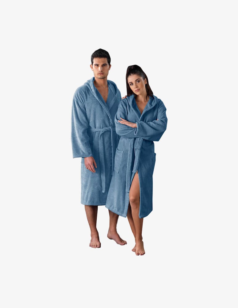 rinascente Carrara Fyber accappatoio spugna - blu