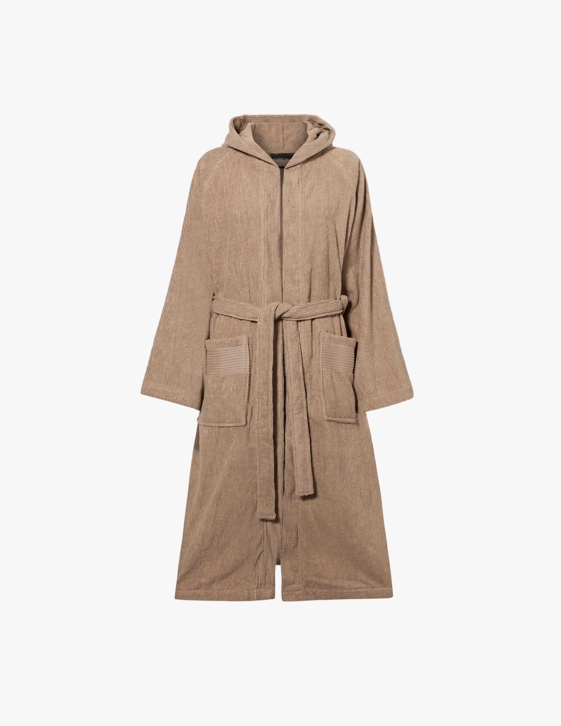 Shop Carrara Royal Hooded Bathrobe on Rinascente