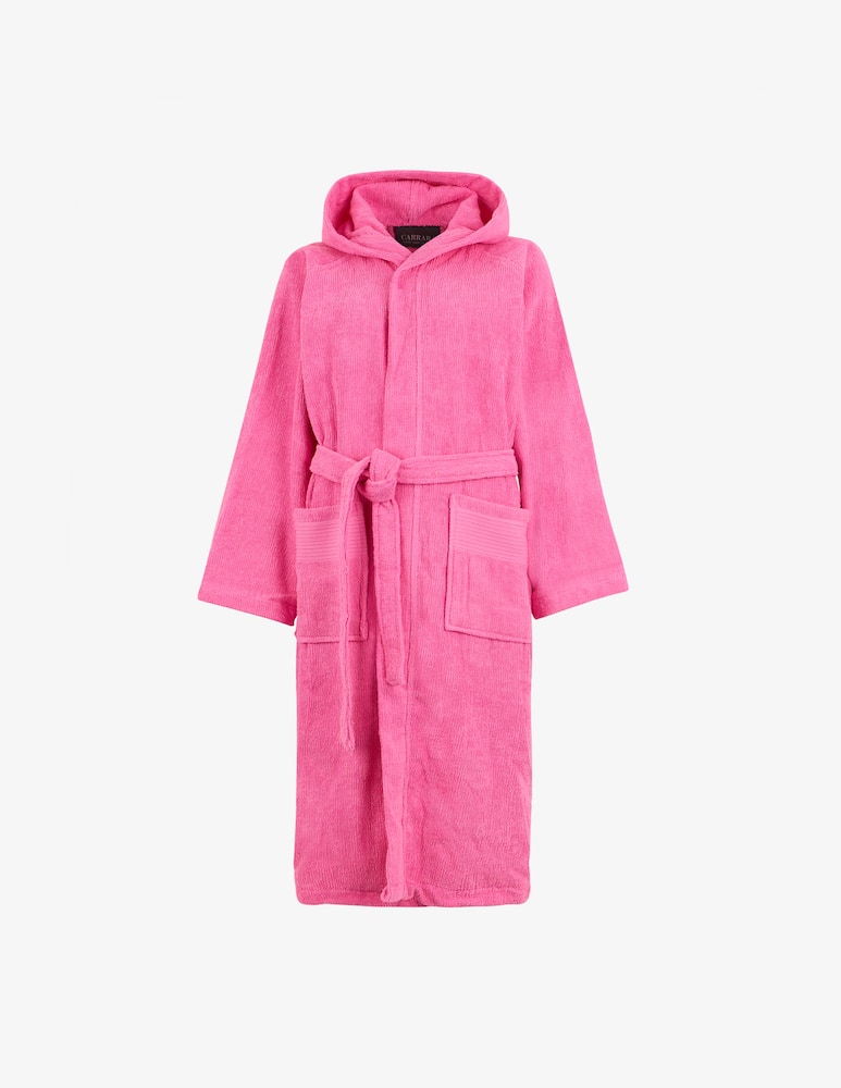 Carrara Hooded Bathrobe Royal - picture 1 Carrara Hooded Bathrobe Royal - picture 1