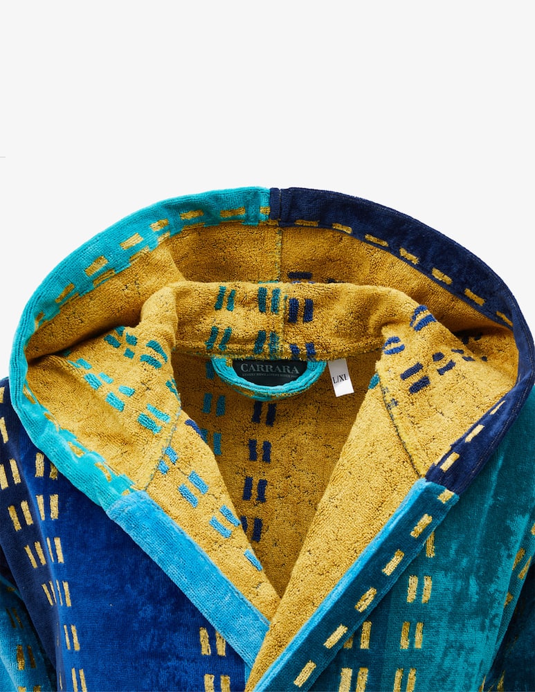 rinascente Carrara Accappatoio con cappuccio Ibiza L/XL