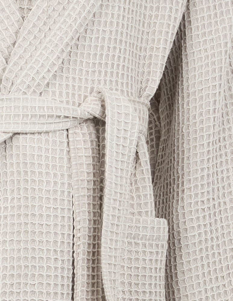 rinascente Carrara Bathrobe hood Big Waffle