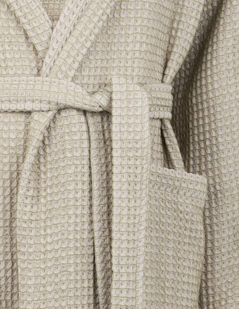 Carrara Bathrobe hood Big Waffle - picture 3 Carrara Bathrobe hood Big Waffle - picture 3