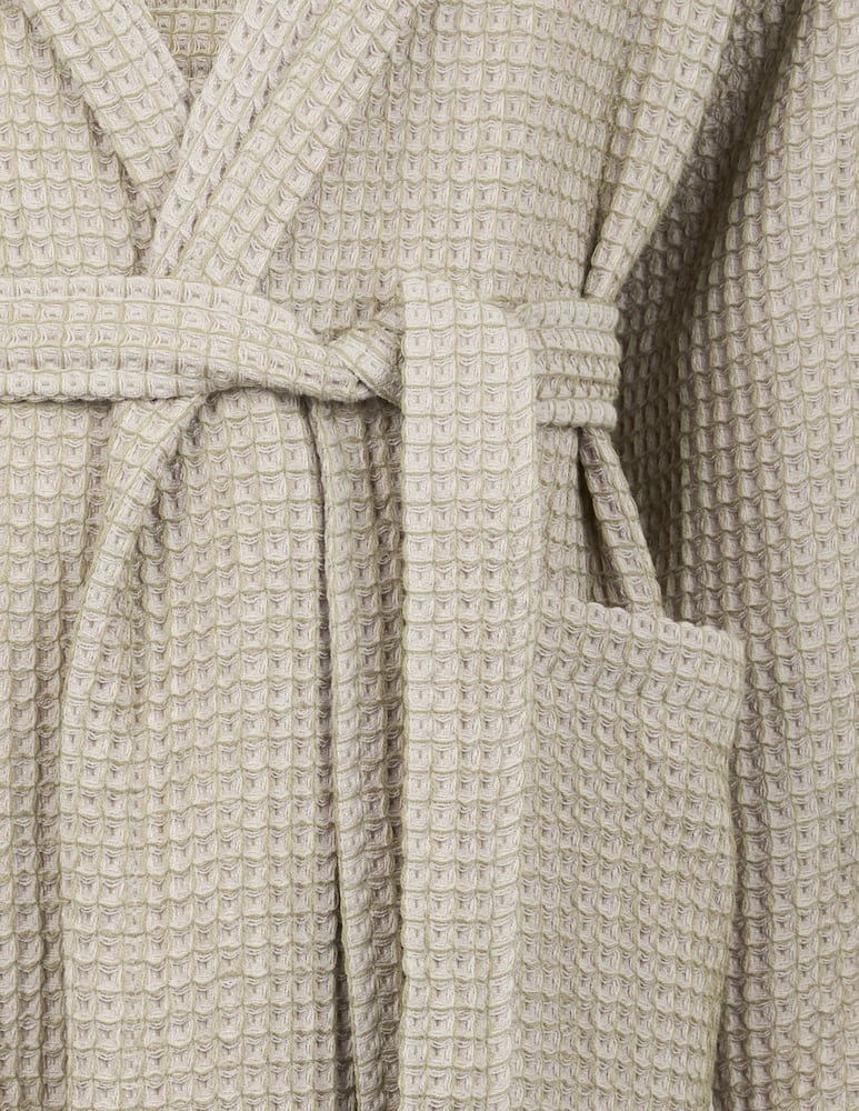 rinascente Carrara Bathrobe hood Big Waffle