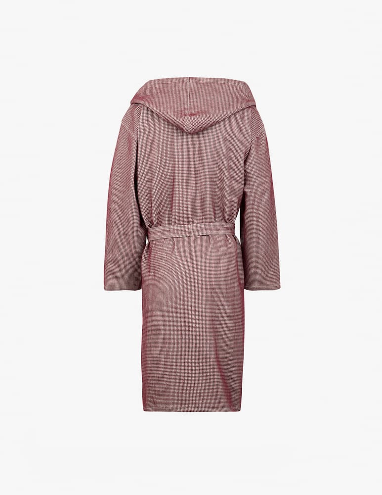 rinascente Carrara Bathrobe hood Small Waffle