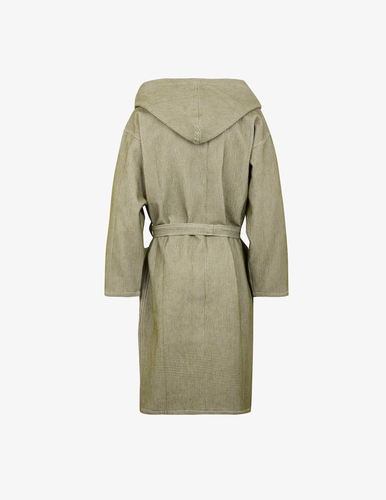 rinascente Carrara Bathrobe hood Small Waffle