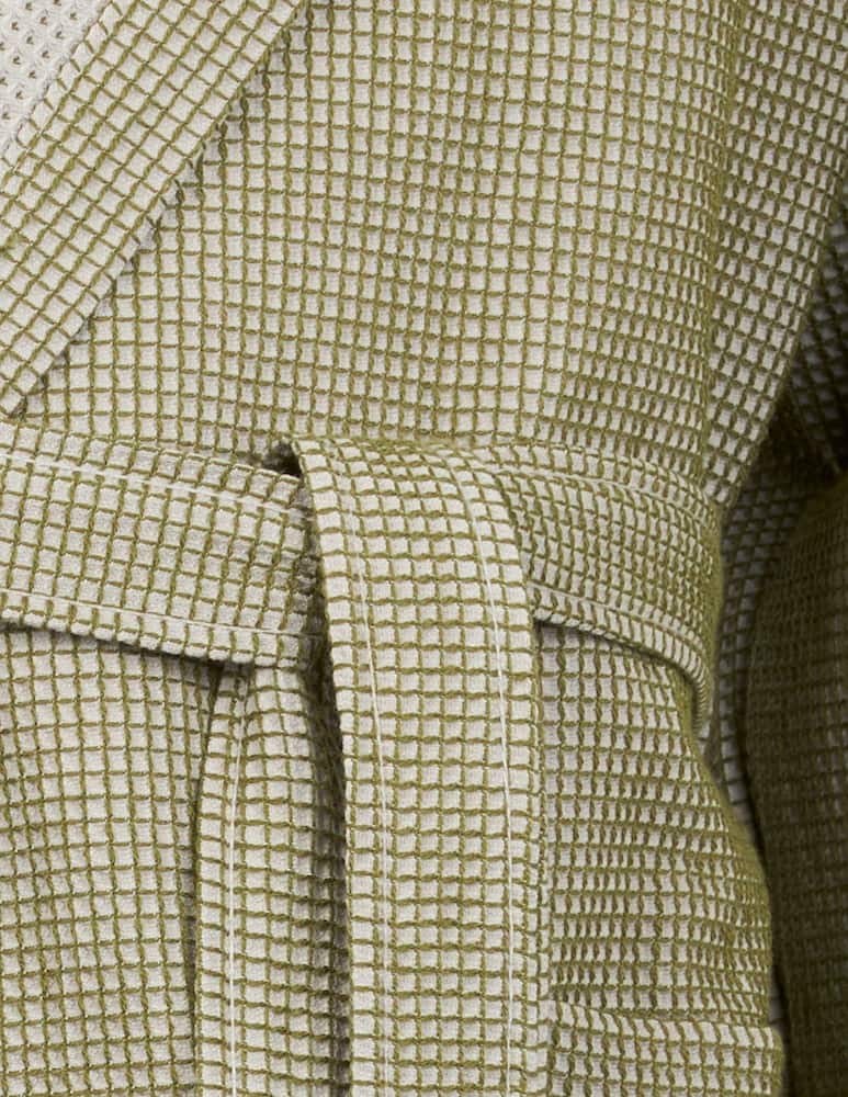 rinascente Carrara Bathrobe hood Small Waffle