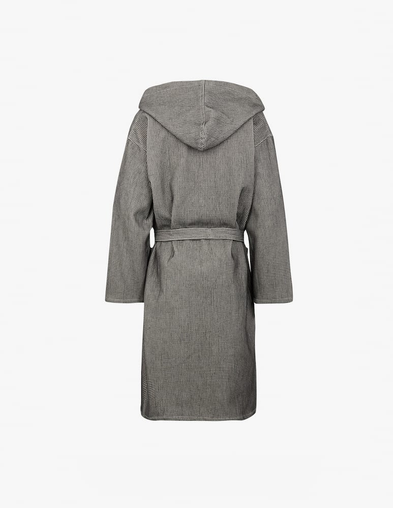 rinascente Carrara Bathrobe hood Small Waffle