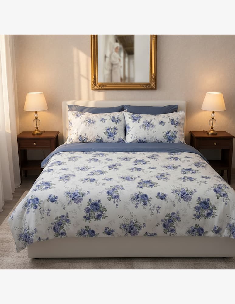 rinascente Bellora Parure Copripiumino Ramage Garden