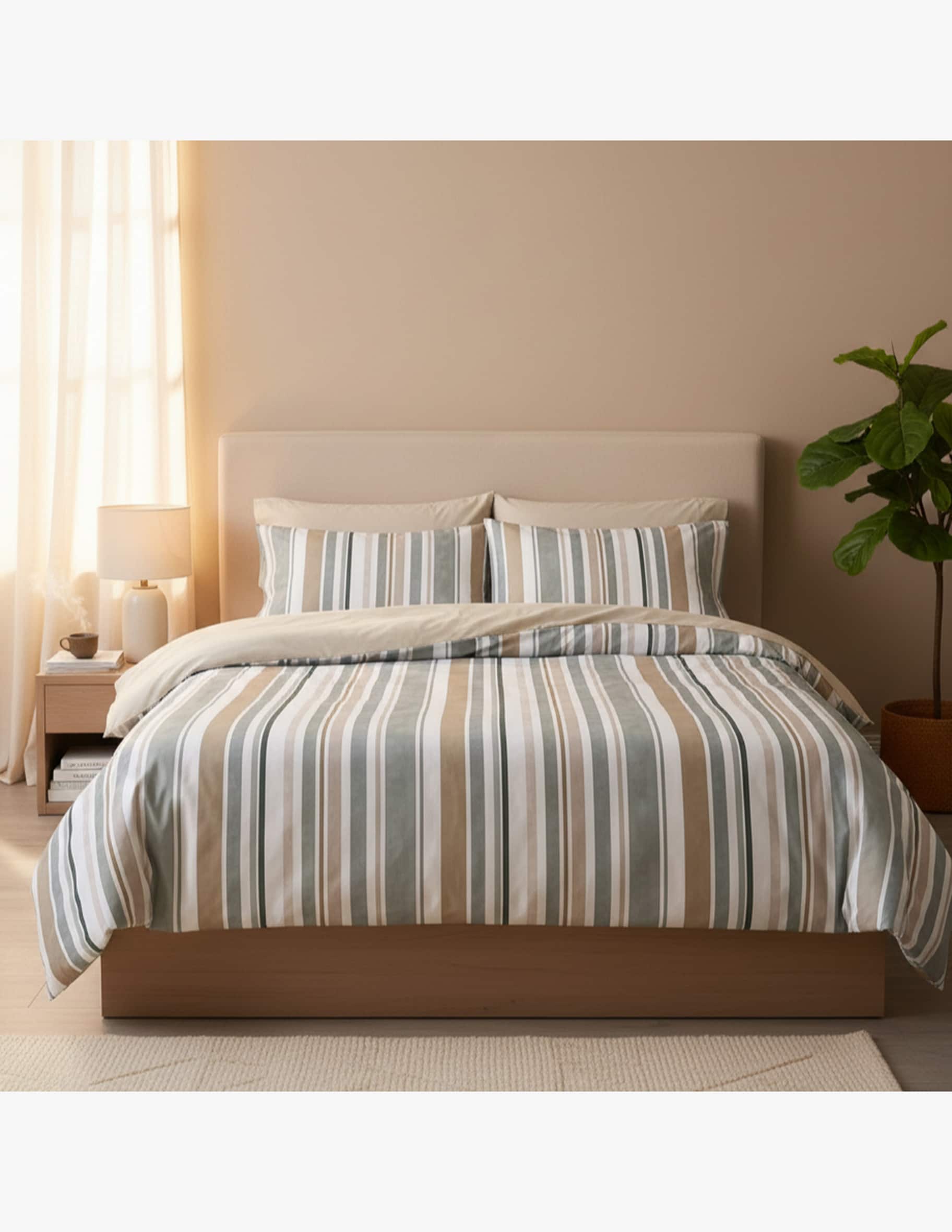 Set di biancheria da letto Colore beige - - 8173Z-08X